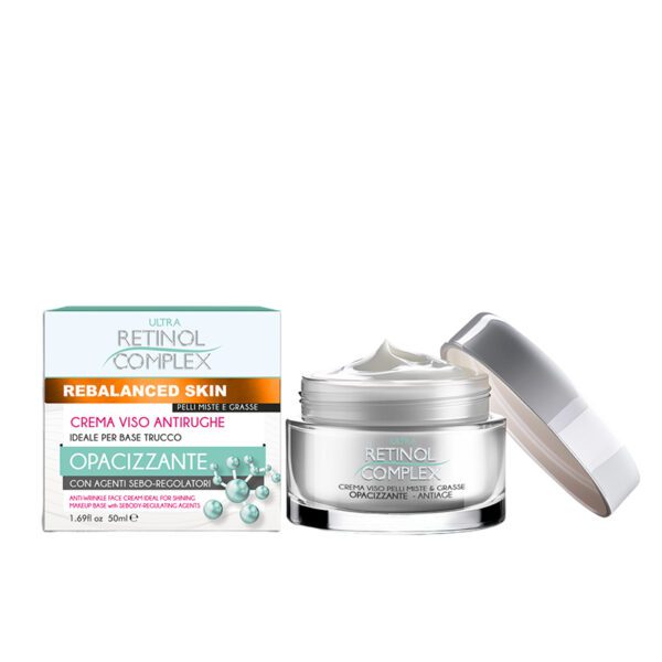 Crema viso opacizzante 50ml Retinol Complex pelle grassa mista