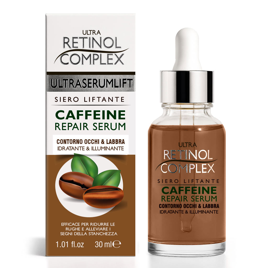 Siero contorno occhi e labbra con caffeina 30 ml Retinol Complex