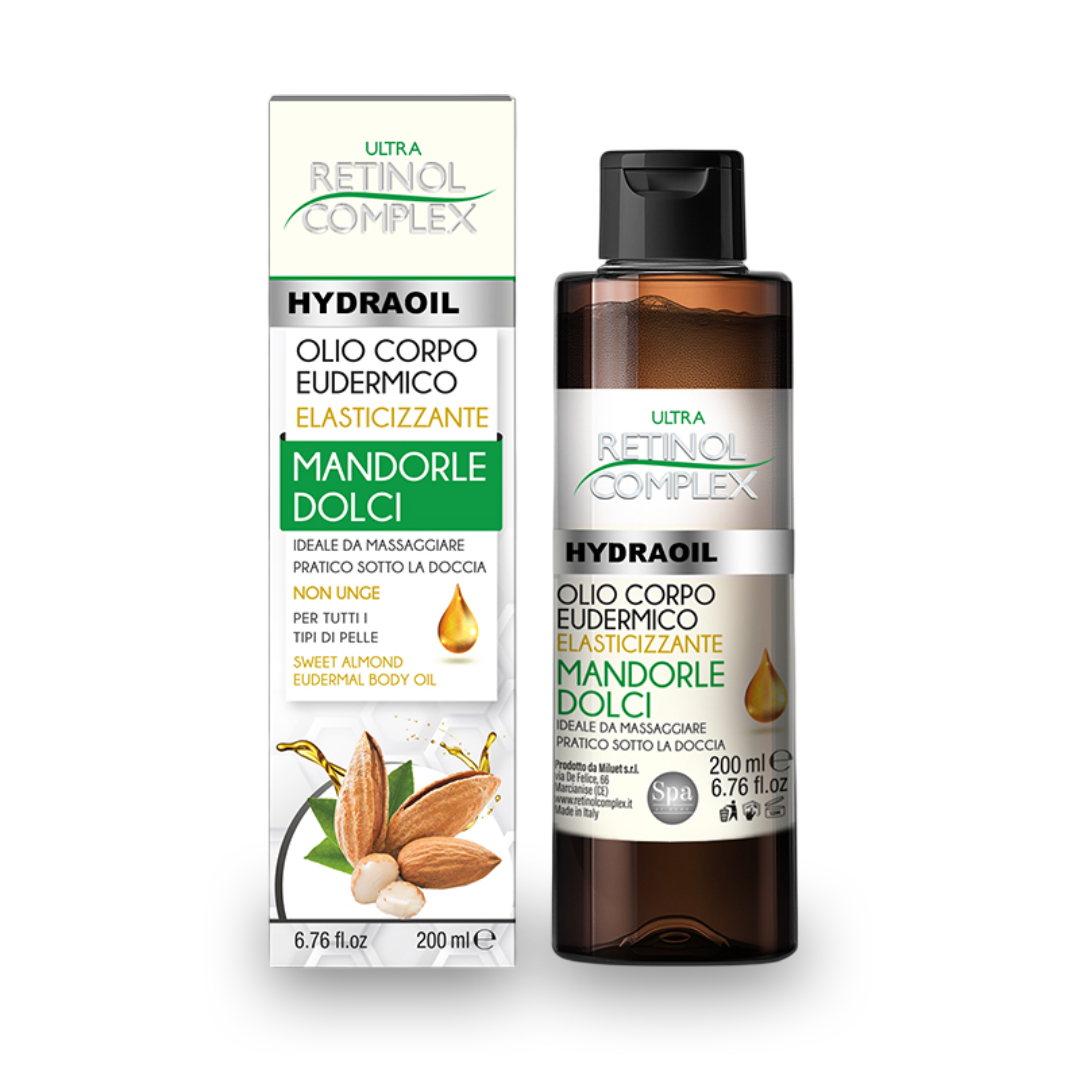 Olio corpo eudermico mandorle dolci 200 ml Retinol Complex
