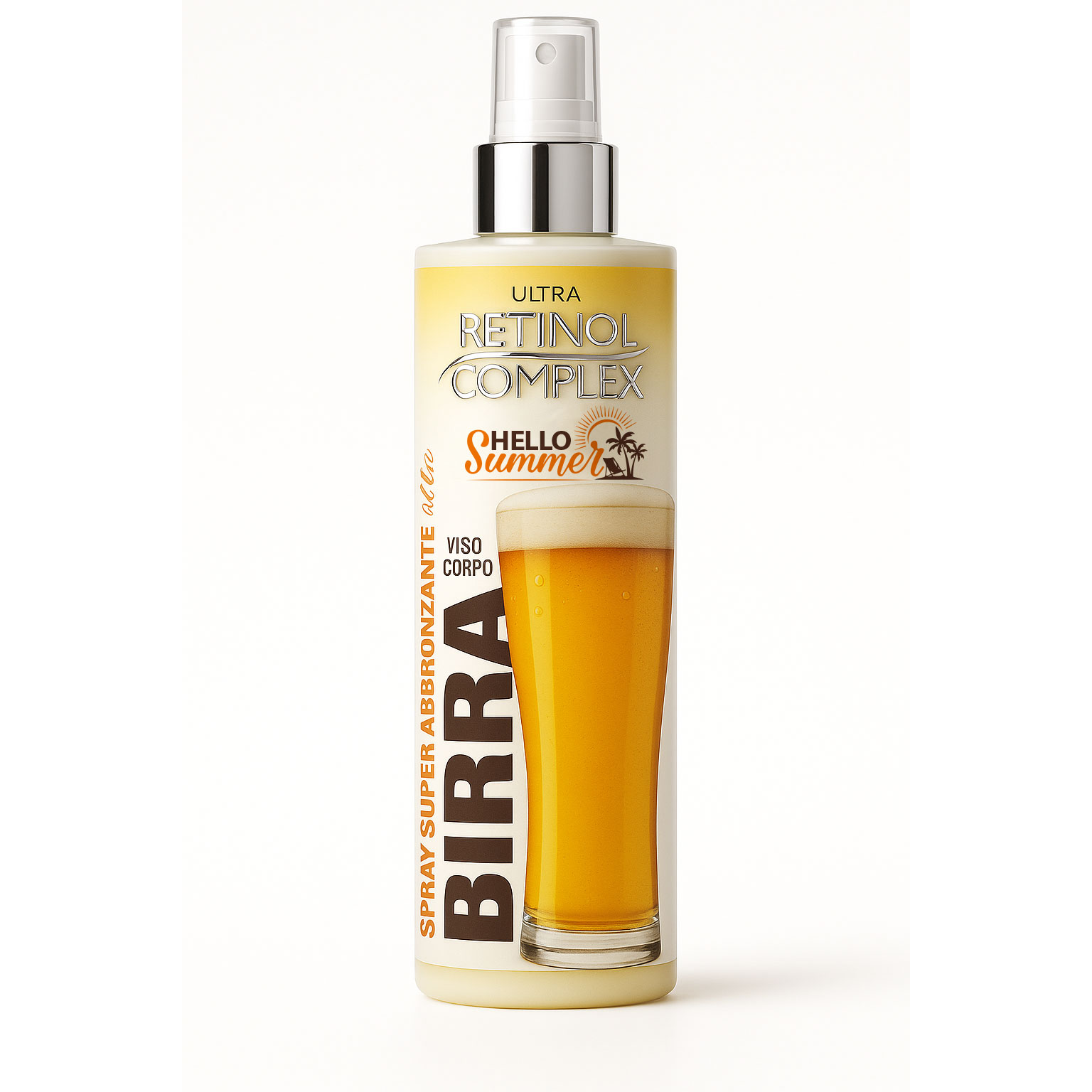 Spray super abbronzante alla birra 200 ml Retinol Complex