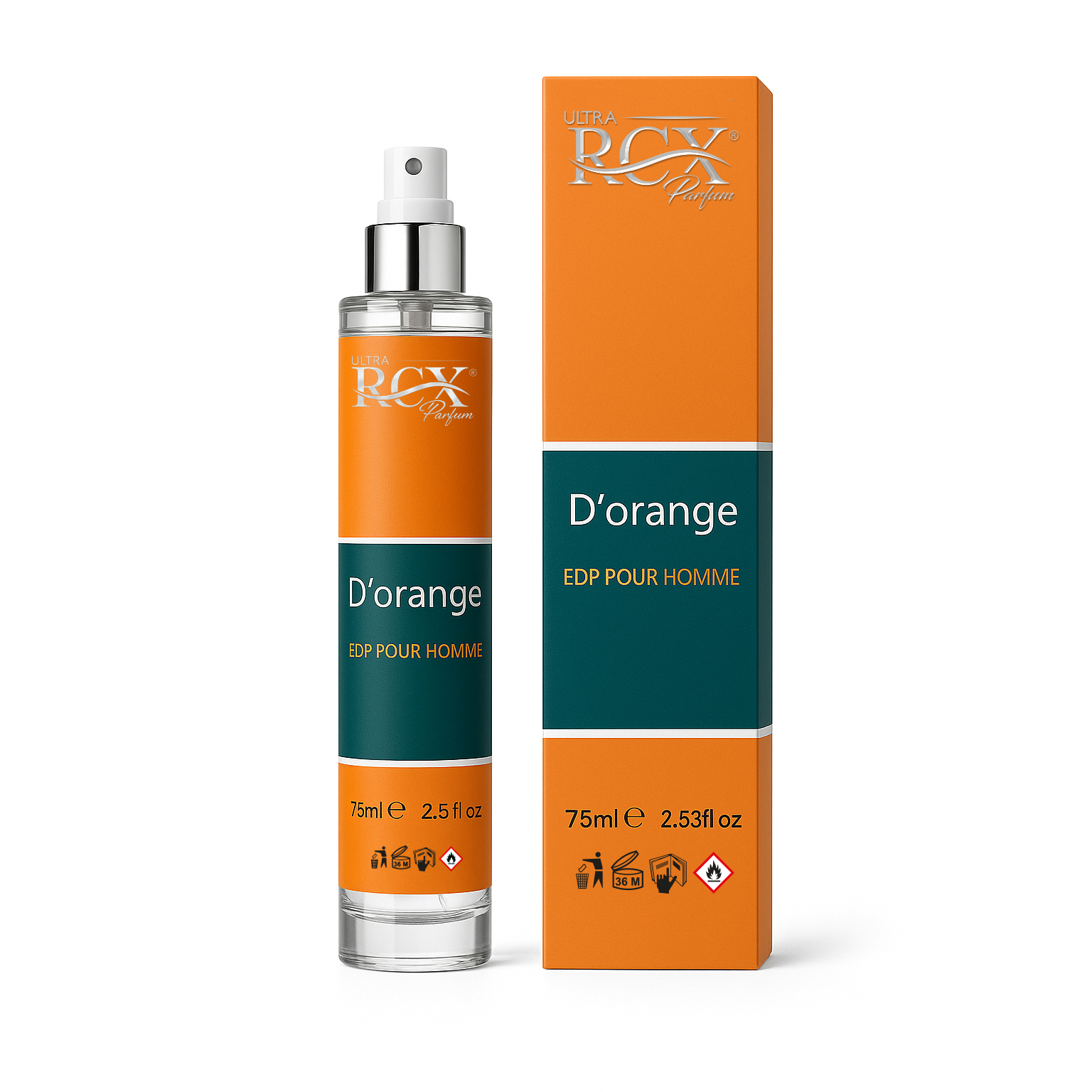 D'Orange Profumo corpo EDP uomo 75 ml Retinol Complex